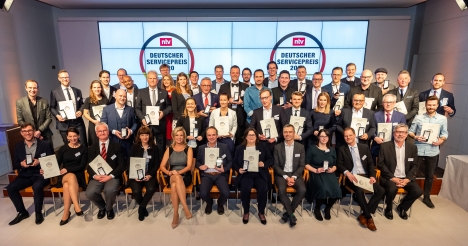 Die Sieger des Deutschen Servicepreises 2020 (Quelle: Thomas Ecke / DISQ / ntv)